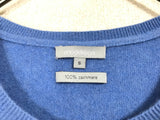cashmere crew neck knit sweater