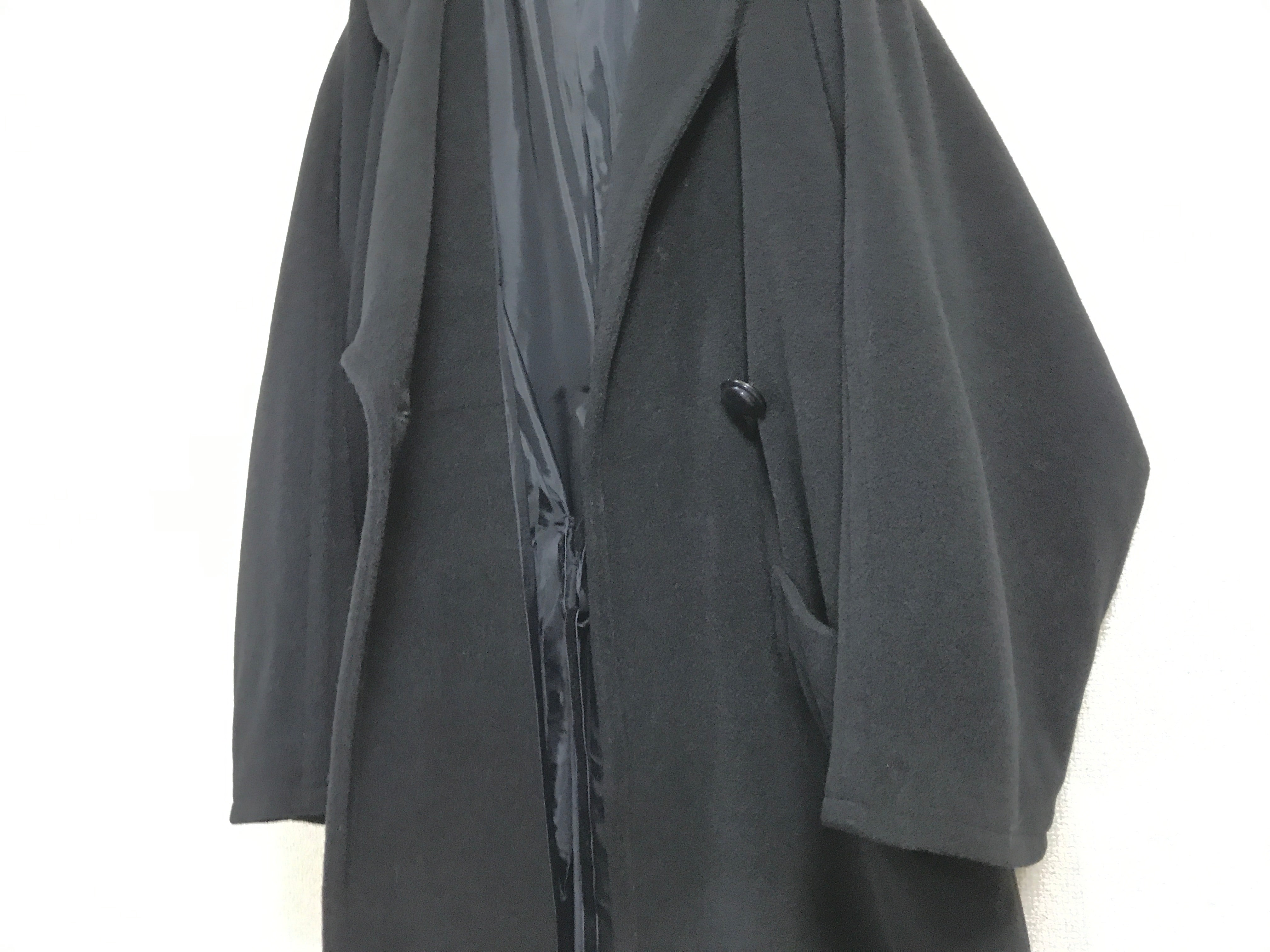 wool double-breasted deformational 2-way coat