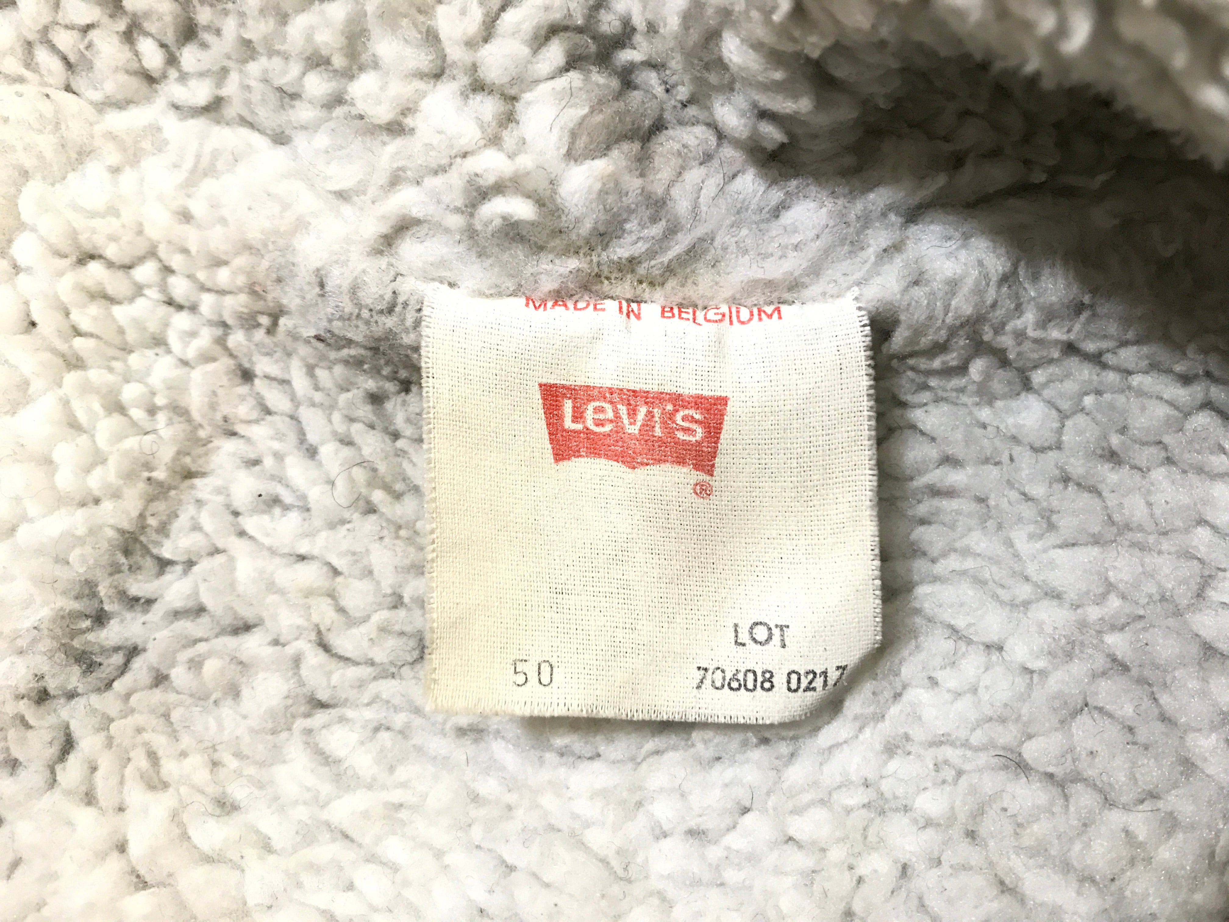 Levi’s denim boa-jacket