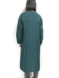 old wool pleated dress