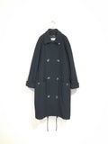 wool double breasted box silhouette coat