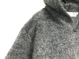 wool knit parka