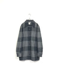 Marimekko monotone plaid wool shirt