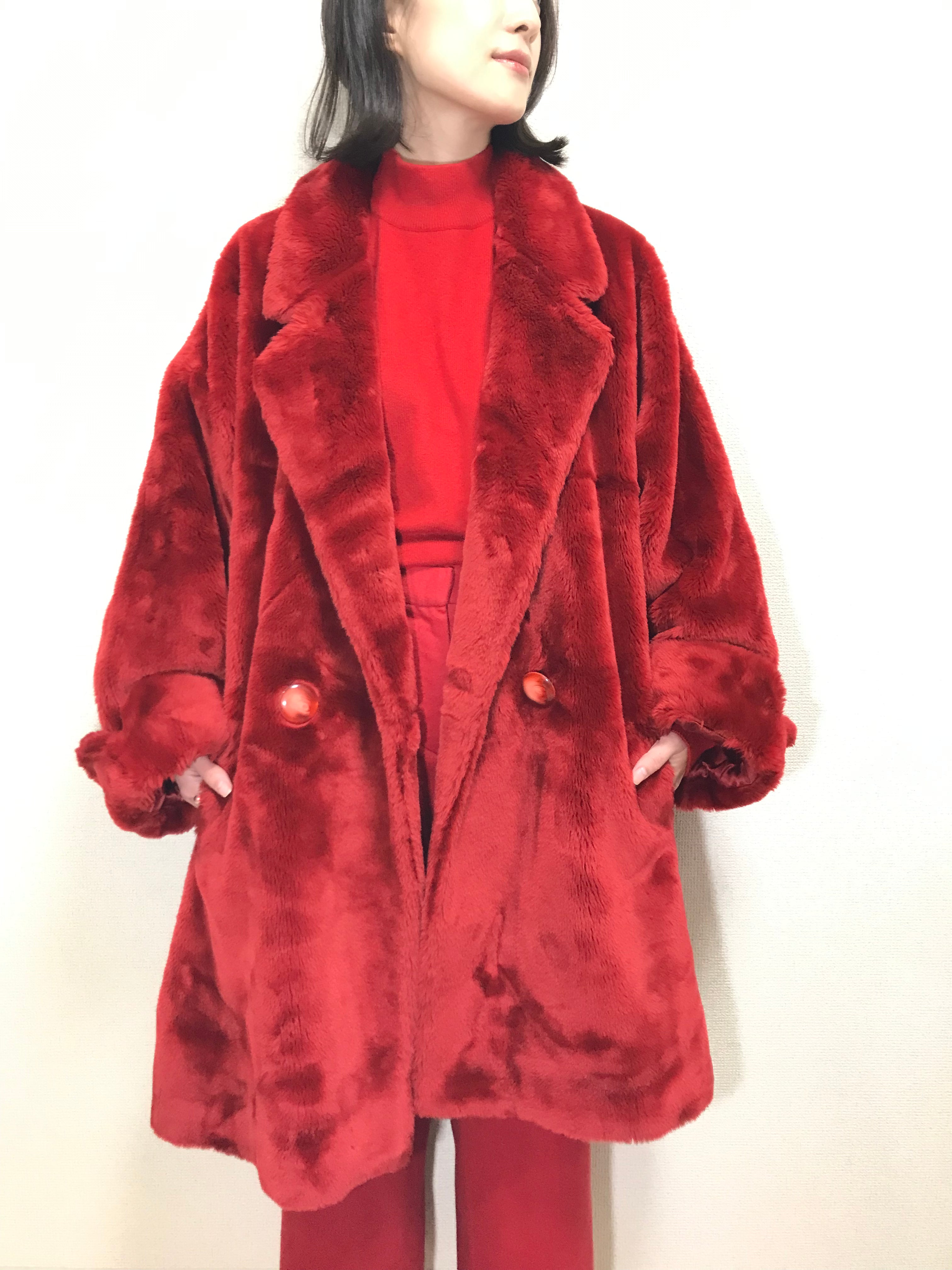 80’s faux-fur coat from Italy