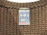 "Pluck" wool knit pullover
