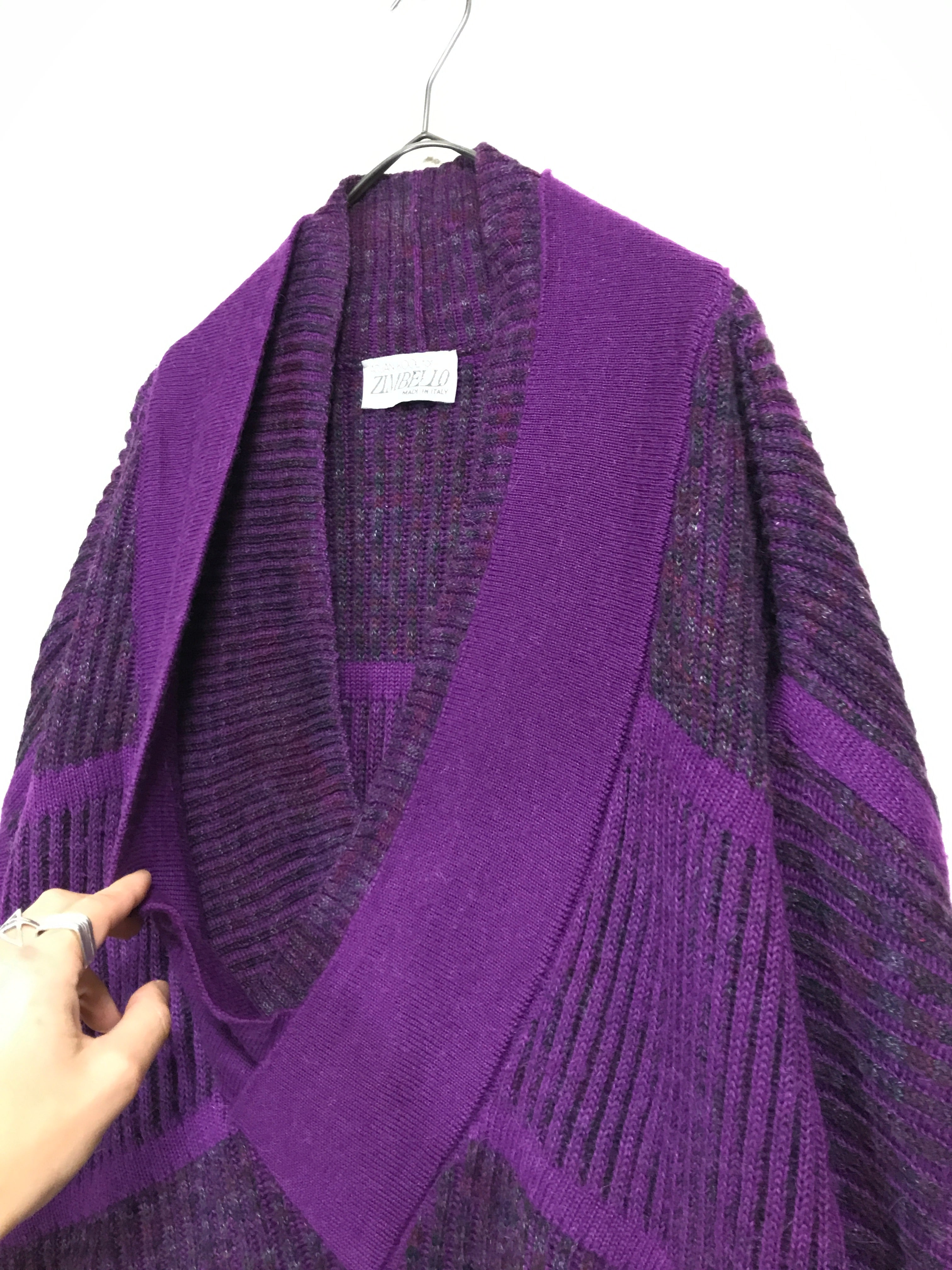80’s Italian made wool deformational knit sweater